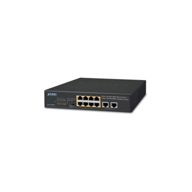 PLANET Gigabitni switch, 10", 10 portova, 10/100/1000Mbps s 8 portova